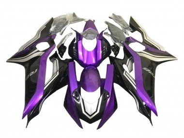 2017-2023 Silver Purple Glossy Black Yamaha YZF 600 R6 Motorcycle Fairings