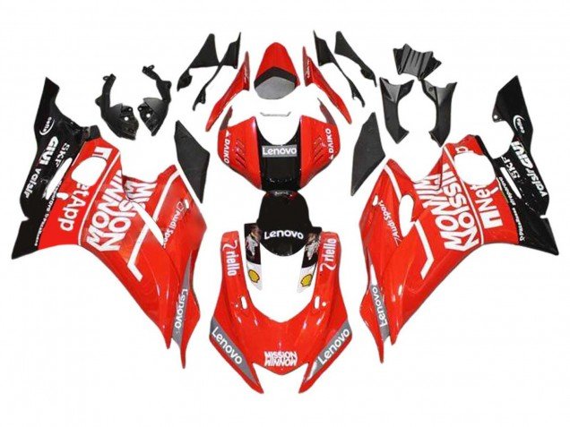 2017-2023 Red Black Yamaha YZF 600 R6 Motorcycle Fairings