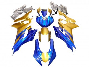 2017-2023 Gold Blue Yamaha YZF 600 R6 Motorcycle Fairings