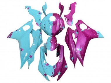 2017-2023 Blue Pink Yamaha YZF 600 R6 Motorcycle Fairings