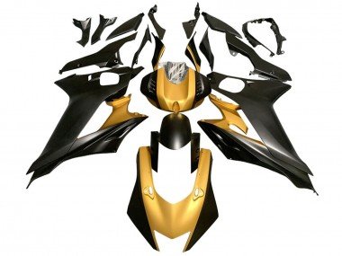 2017-2023 Gold Matte Black Yamaha YZF 600 R6 Motorcycle Fairings