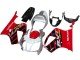 2000-2006 Silver Red Black Stripe Racing Honda VTR1000 Motorcycle Fairings