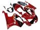 2000-2006 Red Black Stripe Racing Honda VTR1000 Motorcycle Fairings
