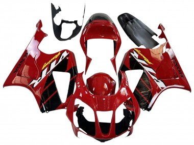 2000-2006 Red Black Stripe Racing Honda VTR1000 Motorcycle Fairings