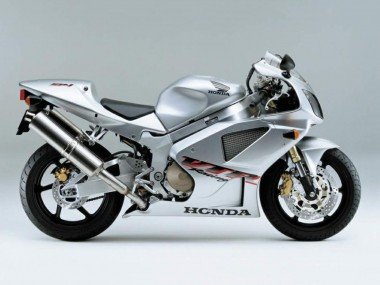 2000-2006 Silver White Racing Honda VTR1000 Motorcycle Fairings