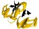 1997-2005 Yellow Honda VTR1000F Motorcycle Fairings