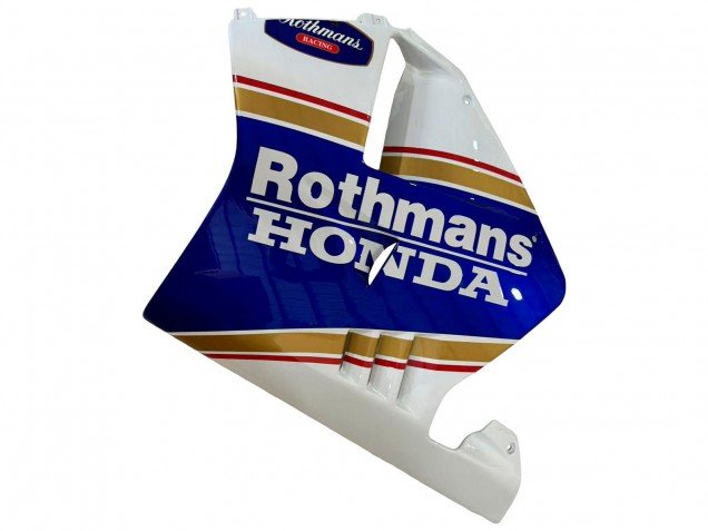 1994-1996 White Blue Yellow Gold Rothmans Honda NSR250 Motorcycle Fairings
