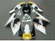 1988-1989 White Yellow Gold Glossy Black Honda NSR250R Motorcycle Fairings