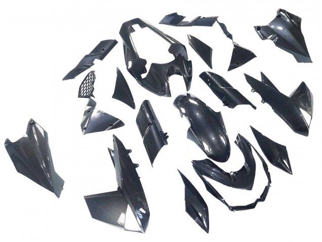 2010-2013 Black Carbon Fiber Kawasaki Z1000 Motorcycle Fairings