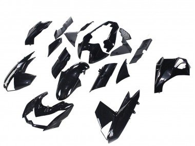 2010-2013 Glossy Black Kawasaki Z1000 Motorcycle Fairings