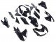 2010-2013 Glossy Black Kawasaki Z1000 Motorcycle Fairings
