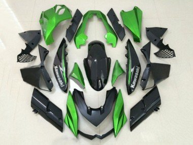 2010-2013 Green Glossy Black Kawasaki Z1000 Motorcycle Fairings