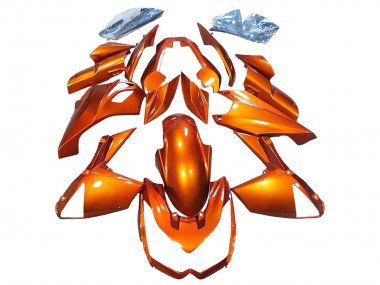 2010-2013 Burnt Orange Kawasaki Z1000 Motorcycle Fairings