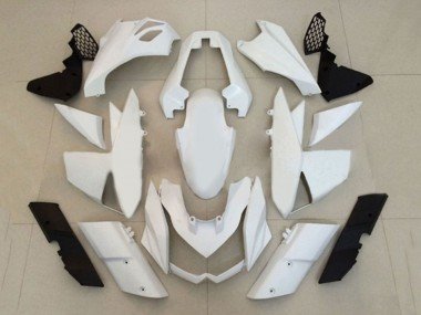 2010-2013 White Kawasaki Z1000 Motorcycle Fairings
