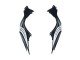 2014-2019 White Blue Black Kawasaki Z1000 Motorcycle Fairings