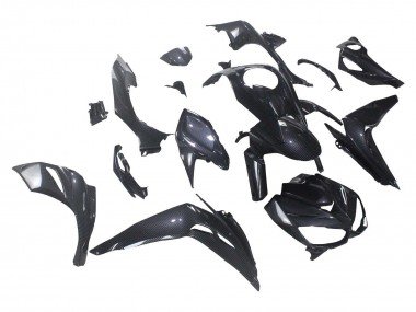 2014-2019 Black Carbon Fiber Kawasaki Z1000 Motorcycle Fairings