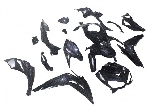2014-2019 Black Carbon Fiber Kawasaki Z1000 Motorcycle Fairings