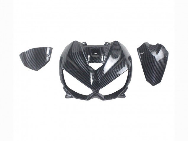 2014-2019 Black Carbon Fiber Kawasaki Z1000 Motorcycle Fairings