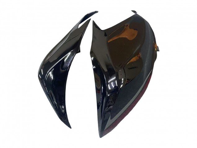 2013-2018 Glossy Black Red Kawasaki Z800 Motorcycle Fairings