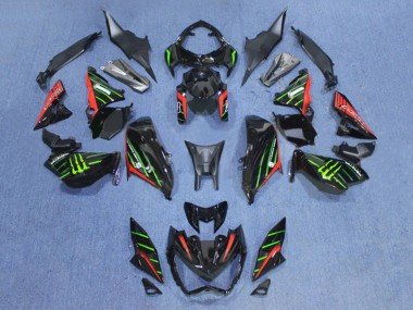 2013-2018 Black Red Green Kawasaki Z800 Motorcycle Fairings