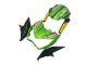 2013-2018 Green Glossy Black Red Yellow Kawasaki Z800 Motorcycle Fairings