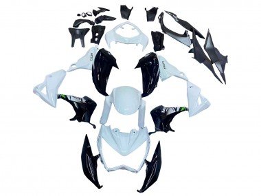 2013-2018 White Glossy Black Green Kawasaki Z800 Motorcycle Fairings