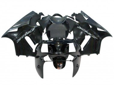2000-2001 Glossy Black Kawasaki ZX12R Motorcycle Fairing Kits
