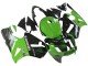 2002-2006 Green Glossy Black Elf Touch4 Monster Kawasaki ZX12R Motorcycle Fairing