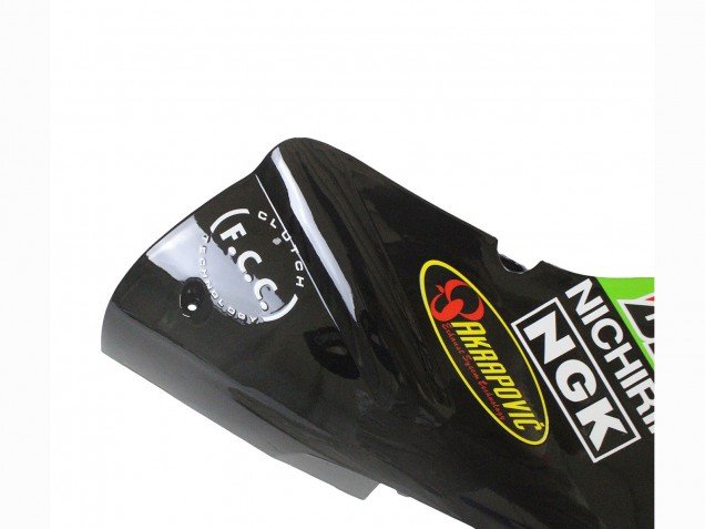 2002-2006 Green Glossy Black Elf Touch4 Monster Kawasaki ZX12R Motorcycle Fairing