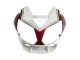 2002-2006 White Red Black Kawasaki ZX12R Motorcycle Fairings