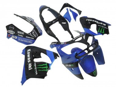 2002-2006 Blue Black Green White Elf Monster Kawasaki ZX12R Motorcycle Fairings