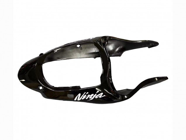 2000-2001 Glossy Black Blue Flame White Kawasaki ZX9R Motorcycle Fairings