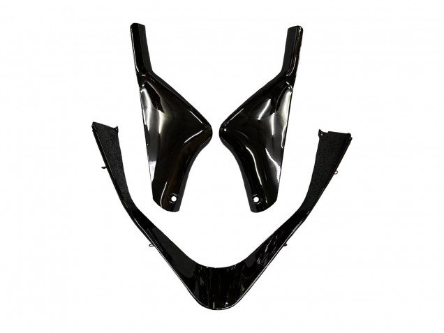 2000-2001 Glossy Black Blue Flame White Kawasaki ZX9R Motorcycle Fairings
