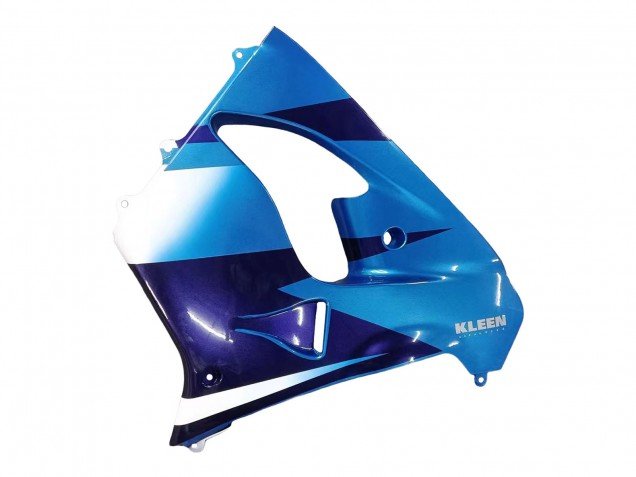 2000-2001 Blue Black Kawasaki ZX9R Motorcycle Fairings
