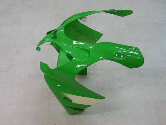 2000-2001 Green Silver Black Kawasaki ZX9R Motorcycle Fairings