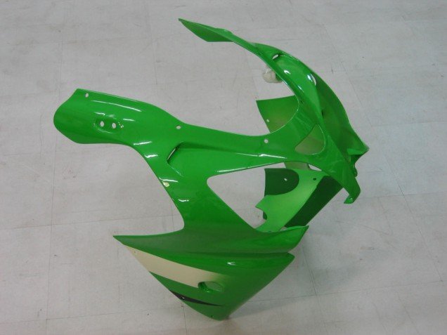 2000-2001 Green Silver Black Kawasaki ZX9R Motorcycle Fairings
