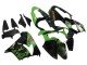 2000-2001 Green Black Playboy DENSO Kawasaki ZX9R Motorcycle Fairings