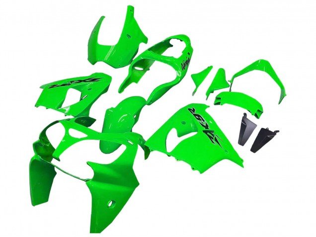 2000-2001 Green Kawasaki ZX9R Motorcycle Fairings