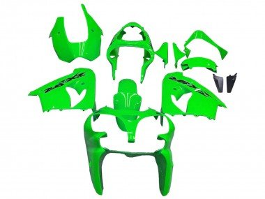 2000-2001 Green Kawasaki ZX9R Motorcycle Fairings