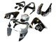 2002-2003 Silver Glossy Black Monster Elf Kawasaki ZX9R Motorcycle Fairings
