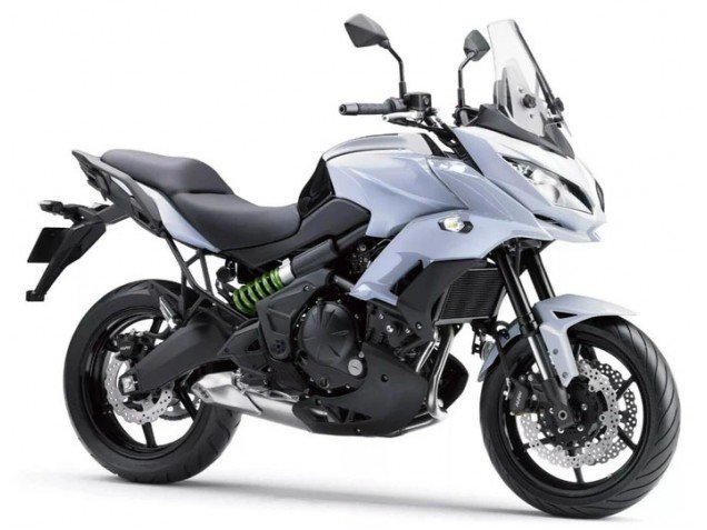 2015-2021 White Matte Black Kawasaki Versys 650 Motorcycle Fairings