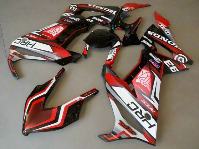 2019-2020 White Red Glossy Black HRC Honda CBR650R Motorcycle Fairings