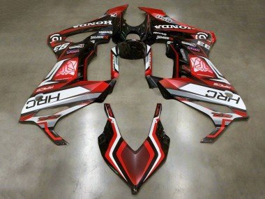 2019-2020 White Red Glossy Black HRC Honda CBR650R Motorcycle Fairings