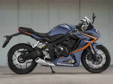 2019-2020 Glossy Dark Blue Orange Black Honda CBR650R Motorcycle Fairings