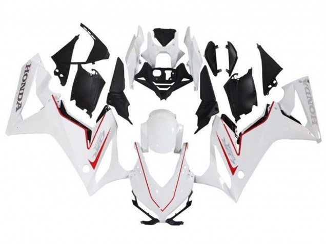2019-2020 White Red Black Honda CBR650R Motorcycle Fairings