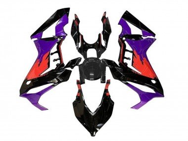 2019-2020 Purple Red Glossy Black Honda CBR650R Motorcycle Fairings