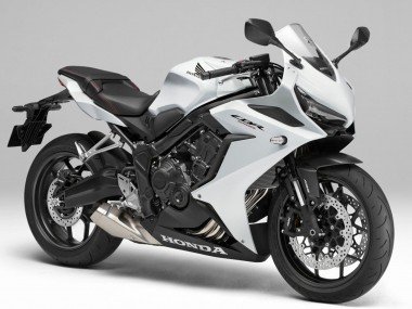 2024-2025 Pearl White Honda CBR650R Motorcycle Fairings