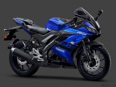 2018-2024 Blue Black White Yamaha YZF R15 Motorcycle Fairings