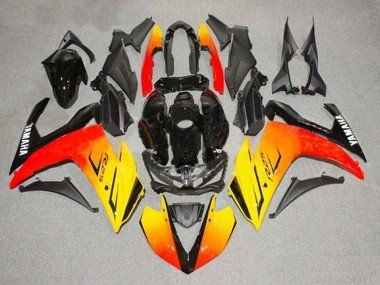 2015-2018 Yellow Red Black Yamaha YZF R3/R25 Motorcycle Fairings