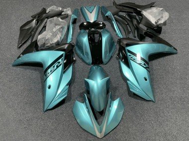 2015-2018 Light Blue Black Yamaha YZF R3/R25 Motorcycle Fairings